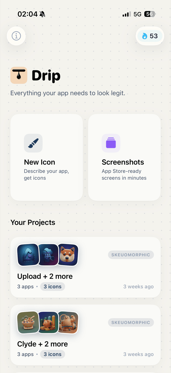Drip: Icon Generator & Mockup screenshot 4