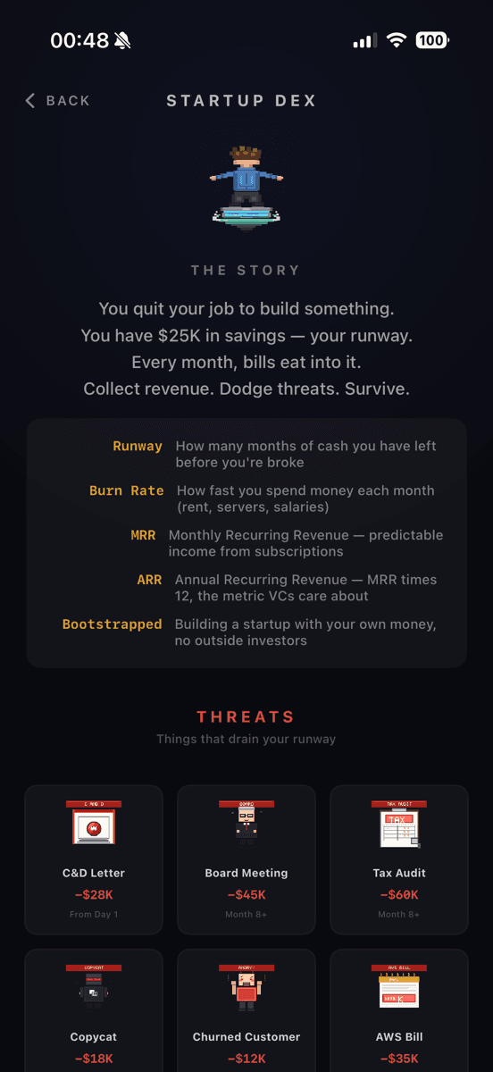 Founder Runway: Startup Runner screenshot 2