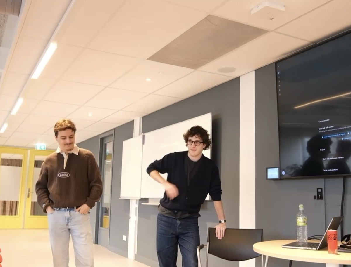 Representing marnix.ai at UvA hackathon
